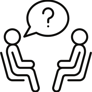 Cognitive Behavioral Therapy Talking Icon